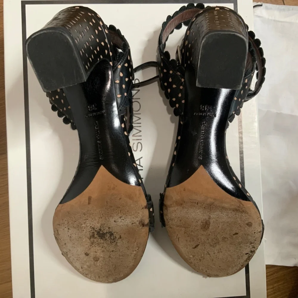 Tabitha Simmons Block Heeled Leticia Shoes